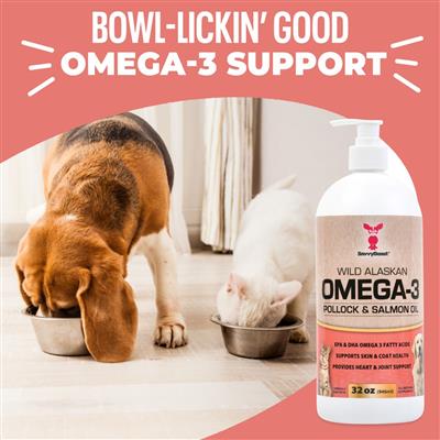 Pollock and Salmon Oil for Dogs & Cats