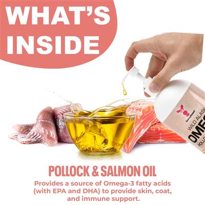 Pollock and Salmon Oil for Dogs & Cats