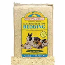 Sun Seed Northern White Pine Bedding for Small Animals Brown, 1ea/2500 cu in.