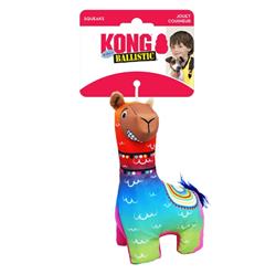 KONG Ballistic Vibez Llamas Dog Toy Assorted 1ea/MD/LG