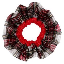 White Stewart Tulle Scrunchie