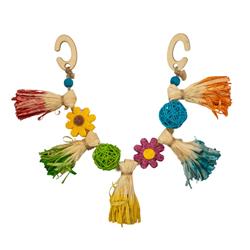 A & E Cages Nibbles Boho Bloom Garland Small Animal Toy 1ea/One Size