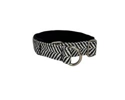 Designer Slip Collar Herringbone/Licorice