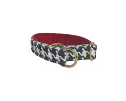 Designer Slip Collar Marine Check/Red