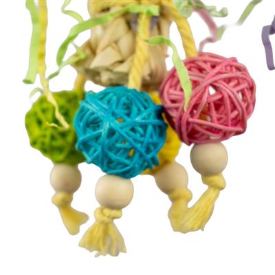A & E Cages Happy Beaks Balloon Burst Bird Toy 1ea