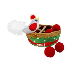 KONG Holiday Puzzlements Pie Cat Toy 1ea/One Size