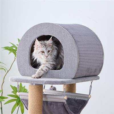 Catry Cascade Multi-Activity Cat Tree with Jute Scratchers, Eco-Friendly & Sustainable Cat Tower - Cascade, XLarge