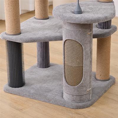 Catry Cascade Multi-Activity Cat Tree with Jute Scratchers, Eco-Friendly & Sustainable Cat Tower - Cascade, XLarge