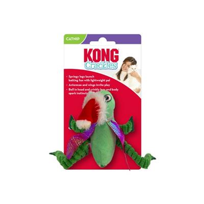 KONG Holiday Crackles Grasshopper Cat Toy 1ea/One Size