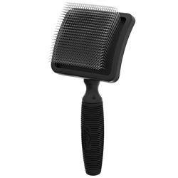 Long Pin Slicker Brush Black by Kenchii