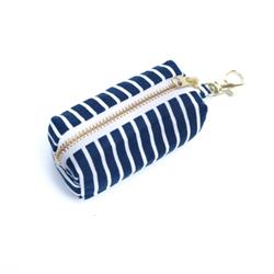 Dog Waste Bag Holders - Little Everyday Stripe in Gold