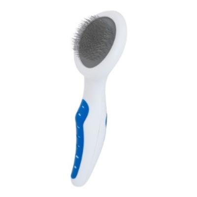 JW Pet GripSoft Cat Slicker Brush Gray/Yellow 1ea/SM