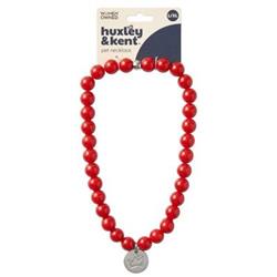 Ruby Red Beaded Necklace