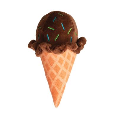 SnugArooz Cone-tonio (brown)  Plush Dog Toy