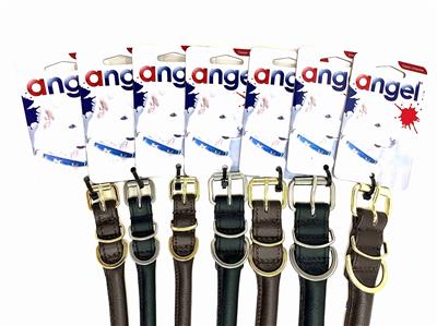 Oxford Ultra- Soft Rolled Leather Dog Collar