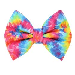 RAINBOW TIE DYE  - DAPPER DEXTER DOG BOW TIE