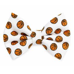 TAN FOOTBALL  - DAPPER DEXTER DOG BOW TIE