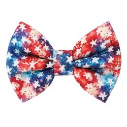 RWB TIE DYE STARS - DAPPER DEXTER DOG BOW TIE