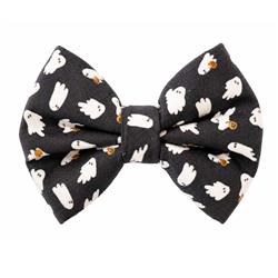 GHOST (BLACK) - DAPPER DEXTER DOG BOW TIE