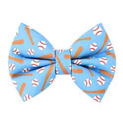 BASEBALL - DAPPER DEXTER DOG BOW TIE