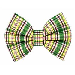 MASTERS PLAID - DAPPER DEXTER DOG BOW TIE
