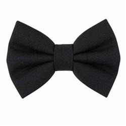 BLACK - DAPPER DEXTER DOG BOW TIE