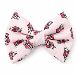 MOM (PINK) DAPPER DEXTER DOG BOW TIE