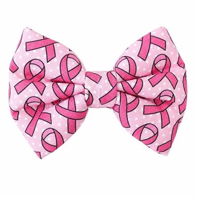 BREAST CANCER RIBBON - DAPPER DEXTER DOG BOW TIE - COPY