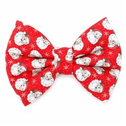 RED SANTA - DAPPER DEXTER DOG BOW TIE