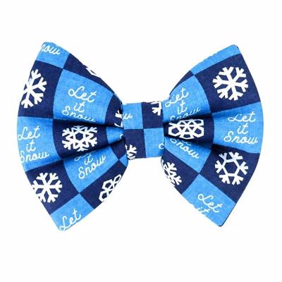 LET IS SNOW - DAPPER DEXTER DOG BOW TIE