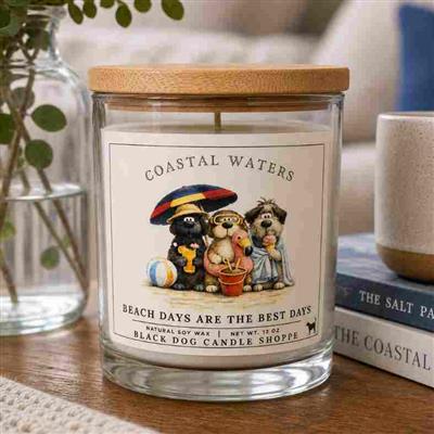 Coastal Waters Candle – Beach Days Are the Best Days