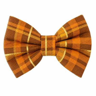 HARVEST PLAID -  DAPPER DEXTER DOG BOW TIE