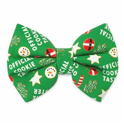 OFFICIAL COOKIE TESTER -  DAPPER DEXTER DOG BOW TIE -