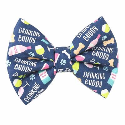 DRINKING BUDDY -  DAPPER DEXTER DOG BOW TIE