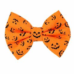 PUMPKIN FACES -  DAPPER DEXTER DOG BOW TIE