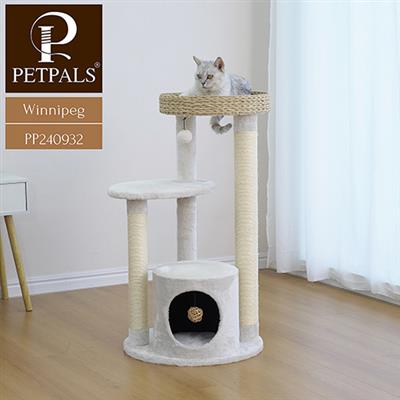 PetPals Cat Tree, Premium Handwoven Eco-Friendly Design - Winnipeg