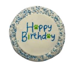 Boy Birthday Round Custom Hand Decorated Molasses