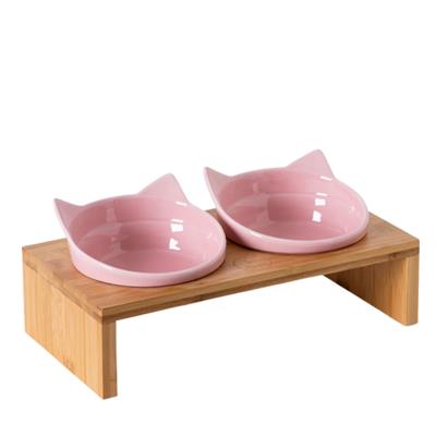 Oakwell Cat Dining Set - Pink