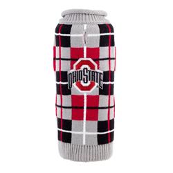 Ohio State Plaid Sweater