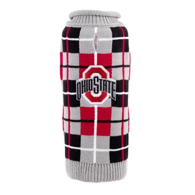 Ohio State Plaid Sweater