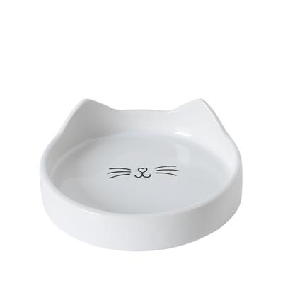 Felix Cat Dish - White