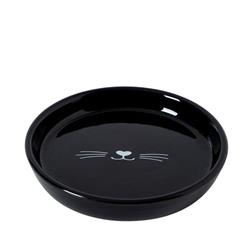 Ozzy Oval Cat Dish - Black