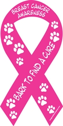Cancer Awareness Ribbon - Bark to Find a Cure
