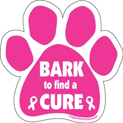 Bark to Find a Cure Paw Magnet