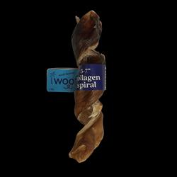 6-Inch Spiral Beef Collagen Sticks for Dogs – Natural Rawhide-Free Chew