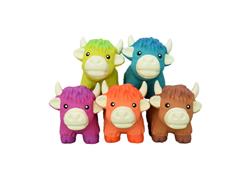 Multipet Minipet Latex Highland Cow 3.75"