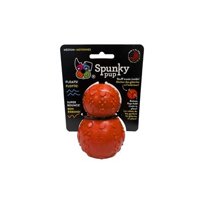 Spunky Pup Rubber Bounce Treat Dispenser