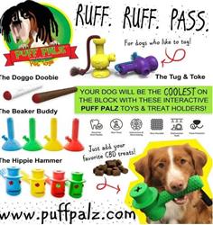 Puff Palz 420 Dog Toys Package