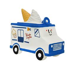 Multipet Mister Softee Ice Cream Truck Latex Dog Toy 6"