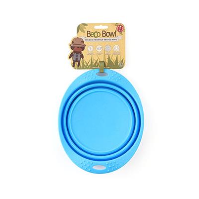 Beco Travel Bowl Large Foldable Dog Water Bowl Portable Silicone Bowl